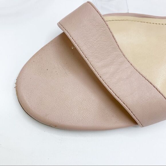 Vince Camuto Light Pink Leather Chunky Heel Ankle Strap Corlina Dress Sandal 10M - Picture 8 of 13